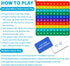 Pop Fidget Toys Card Games for Kids & Families, Board Games-Style Play with Flash Cards, Boost Hand-Eye Coordination