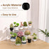 12x5.5x5 pack 2, Countertop 12x5.5x5 Inch Sezanrpt Acrylic Shelf Riser of Acrylic Display Storage Organizer for Funko