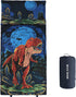 Kids Sleeping Bag, Dinosaur/Space Astronaut Slumber Bag with Removable Pillow for Boys and Girls