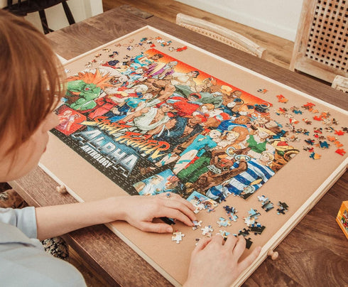 Toynk Street Fighter Collage 1000-Piece Jigsaw Puzzle for Adults - Educational Developmental Toys & Games