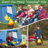 MITCIEN Kids Play Tent with Campfire, Oil Lantern with Sound, Cut Up Fruits, Marshmallow, Pretend Camping Toys for 3-6+