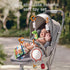 3 6 9 12 Set, TUMAMA Car Seat Toys Months, Plush Animal Rattle Mirror Soft Crinkle Book Baby Enlightenment Toy Newborn