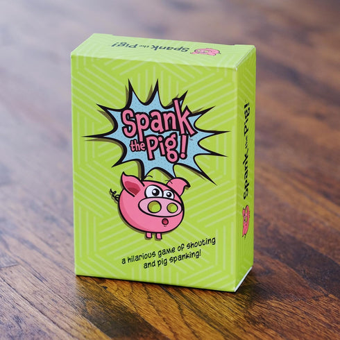 Spank The Pig!, Hilarious & Fun Family Card Game for Kids, Teens & Adults, Funny Fast Paced Games for 2-7 Players
