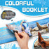 12 Pack Ocean Animal Toys with Educational Booklet for Kids, Realistic Soft Plastic Creatures Model Figures for Toddler
