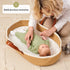 LittleLaughs Moses Basket for Babies with Muslin Blanket | Changing Basket for Baby Dresser | Portable Basket for Your