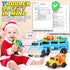 2 3 4 3 1 2-4, Toddler Toys for Year Old Boys, Wheat Straw Toy Cars, No BPA Dump Truck, Mixer Cement, in Transport