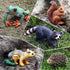 ONEST 22 Pieces Forest Animal Figures Playset - Realistic Hand Painted Wild and Jungle Animals for Kids