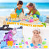 Beach Toys for Toddlers, Sand Castle Toys with Buckets, Shovels & Molds for Kids Ages 3-10