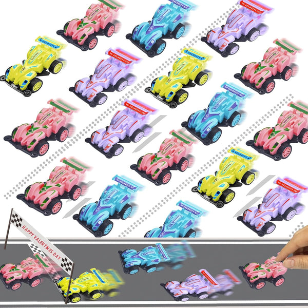 28 Pack Pull Back Cars and Trucks Toy, Small Cars Pull Back