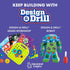 Educational Insights Design & Drill Robot Workshop - Take Apart Toy with Electric Drill, Over 70 Pieces, Toddler STEM