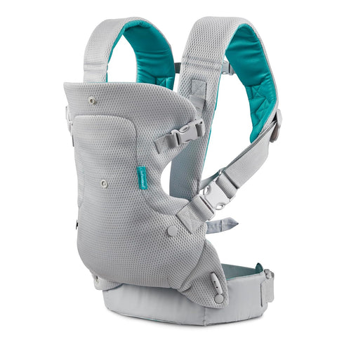 4-in-1 Infantino Flip Light & Airy Convertible Baby Carrier, Adjustable, Ergonomic Babywearing, Registry Essential
