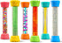 1) Special Supplies Liquid Motion Bubbler Toy Cool Tubes Colorful Hourglass Timer with Droplet Movement, Bedroom