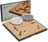 Yellow Mountain Imports Medium Magnetic 19x19 Go Game Set Board, 11-Inch with Single Convex Plastic Stones