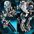 Set Teens14+ SATHIBI Mechanical Halloween Skull Robot Building for Adult,Horror Gothic Skull Alien Model for Home