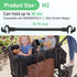 W2 (2-Seater)Bus-Style Forward-Facing Support Bar for Wonderfold Wagon Accessories Elite/Veer Seating Upgrade with Seat