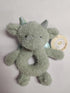 Apricot Lamb Baby Dragon Dinosaur Soft Rattle Toy: Plush Stuffed Animal for Newborn (Dragon, 6 Inches)