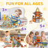 120 2 3D 3 4 5 6 7 8 9+ HarworLife PCS Magnetic Tiles, Diamond Magnet Tiles with Cars Magnetic Blocks STEM Toys Kids