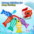 Gacoman 1 Toddler1-3 Counting, 12-18 Montessori Toys for Year Old Boy Girl Birthday Gift- Cloth Fishing Game