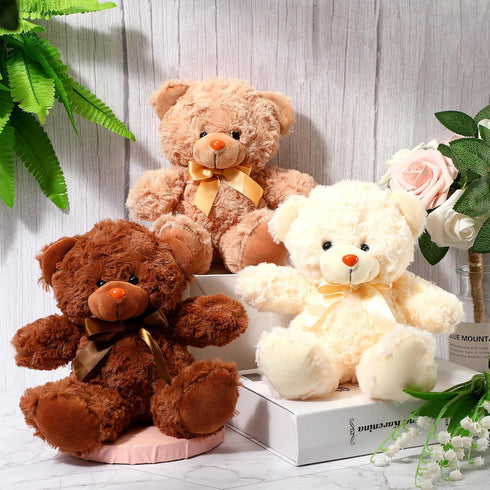 9 Packs 8 Inch Civaner Bear Stuffed Animals Bulk Plush Bears Doll Toys for Baby Shower Graduation Birthday Wedding