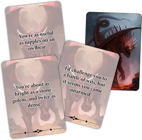 Loke Deck of Many Insults: RPG Card Deck for 2 to 10 Players, Ages 16 and Up
