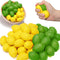 Jerify 50 Pcs Lemon Stress Balls Bulk Lemon Party Favors Small Fruit