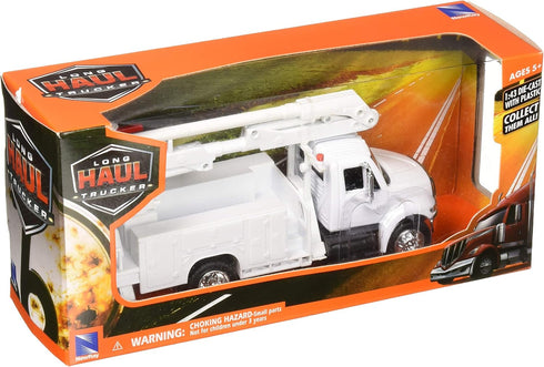 NewRay 4200 1/43 International Line Maintenance Service Truck White Long Haul Trucker Series Diecast Model by New Ray