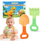 Gaiabliss Baby Teething Toys, Baby Garden Teether Toys Shovel & Rake Silicone Teethers