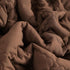 NTBAY Down Alternative Toddler Comforter, Lightweight Solid Color Baby Crib Quilted Blanket, 39x47 inches, Brown