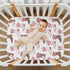 Sheet,52x28IN Pfrewn Crib Sheets for Boys Girls Cowgirl Boot Pink Fitted Crib Sheet Fits Standard Crib Mattress Pads