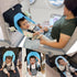 1-8 Baby Airplane Bed, Baby Travel Essentials for Flying, Portable Plane Seat Foot Rest Extender Must Haves for Infants
