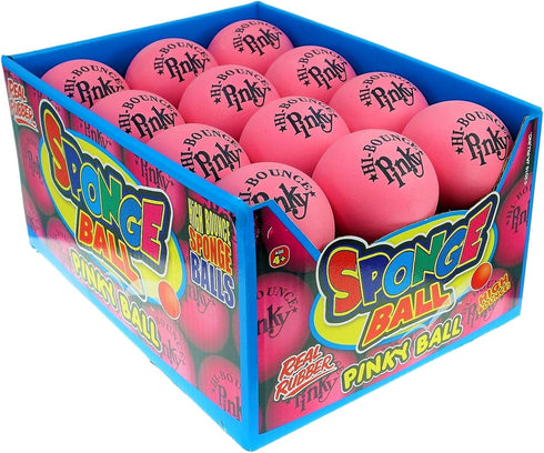 JA-RU Hi-Bounce Pinky Ball (2 Bouncy Balls) for Kids, Stress Ball, Indoor & Outdoor Playground Toy