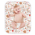 Diaper Changing Pads for Baby, Flower Change Mat, 3Layers Waterproof Change Pad