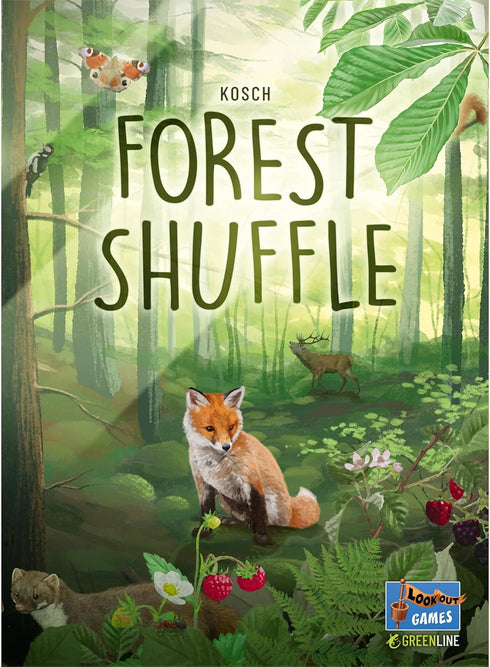 10+, 2-5 60 Packaging Lookout Games Forest Shuffle Card Game - Create an Ecological Paradise! Clever Strategy Game