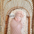Set DRESHOW BQUBO Newborn Receiving Blanket Bow Hat Gloves Cotton Warm Baby Swaddle Blanket Wrap Baby Sleep Sack Shower