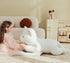 IKASA Giant White Cat Stuffed Animal Plush Toy - 30" Jumbo Cute Fluffy Oversized Plushie Gifts for Kids