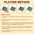AIUAZA Game,4 2-4 Dice Game Shut The Box Wooden Board Sided Family Math Game for Players,Educational Learning