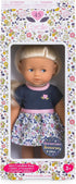 Corolle Mini Corolline Rosy 8" Doll - Anniversary Edition with Special Floral Dress, Blond Hair and Blue Eyes, for Ages 3 Years and up