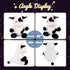 13'' Hopearl LED Plush Cow Lighting Up Stuffed Animal Diary Cattle Floppy Night Lights Glow in The Dark Birthday
