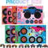48 Sheets Truck Stickers Kits, Make Your Own Truck Stickers with 8 Designs for Kids' Party Favors (Cool Style)