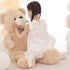 Poutmac 47 inch Giant Teddy Bear Stuffed Animal, Brown Big Plush Teddy Bear for Valentine's Gift