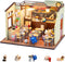Flever Dollhouse Miniature DIY House Kit Creative Room with Furniture for Romantic