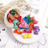 80PCS Tiny Hair Ties with Bows, Baby Bows Rubber Bands for Infants Toddlers Baby Girls Hair Accessories
