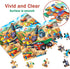 JTKDBJZ 4-6 2x60 3-5,6-8,Fun Bulldozer Toys,2 1 Pack Puzzles for Kids Ages Pieces Jigsaw Puzzles for Toddlers & Truck