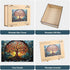 500 16.7x11.1 Qiuenisray Mother's Day Wooden Puzzles for Adults Pieces, Mosaic Tree of Life Jigsaw Puzzles, Beautiful