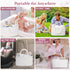 13.5L 15.3"x9.8"x7" Baby Diaper Caddy Organizer, Cotton Rope Diaper Basket, Changing Table Storage Caddy With Removable