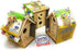 Matty's Toy Stop Paint Your Own Small Wooden Birdhouses - Gift Set Bundle (Includes Paints & Brushes) - 3 Pack