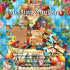 PICKFORU 1000 Funny Gnome Puzzles for Adults Pieces, Cute Gnomes Cake Food Fruit Flower Puzzle, Colorful Floral