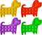 Ten Frame Math Manipulatives, Push Pop Fidget Toy with Puppy Dog Appearance, Educational Sensory Toy for Kids