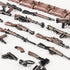 Weapons Pack Military Accessories, U.S Field Force Weapons Toy Set, Compatible with Major Brand, 3 Years Old+