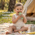 4 1 Pack Moonkie Baby Fruit Feeder with Freezer Tray, BPA Free Silicone Food Feeder for Infant Self Feeding, Breastmilk